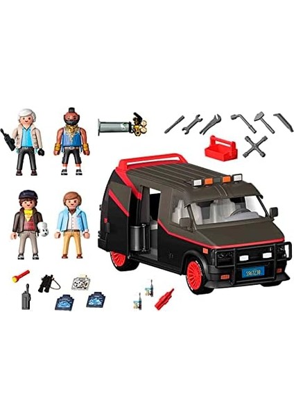 70750 A Takımı Minibüsü, A Takımı Hayranları Için Harika, Otomobil Meraklıları Için Parçası, Yaratıcı Rol Yapma, Oyun Seti 5 Yaş ve Üzeri Çocuklar Için Uygundur fiyatları
