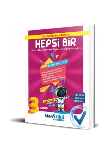 3.sınıflar Tüm Dersler Soru Bankası "hepsi Bir"