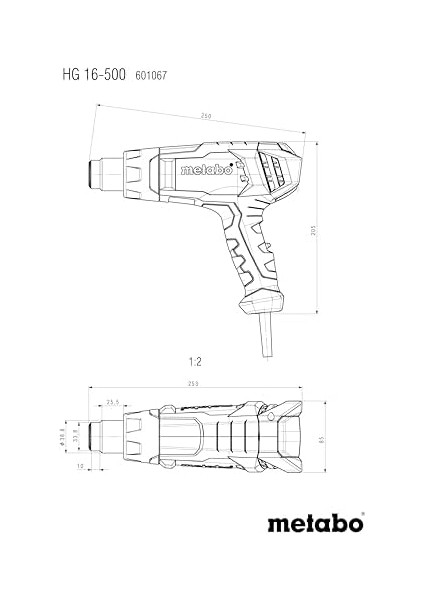 601067000 Hg 16-500 Hava Tabancası fiyatları