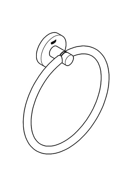 Start Halka Havluluk, Duş/ Aksesuarları, Krom, 41174000 fiyatları