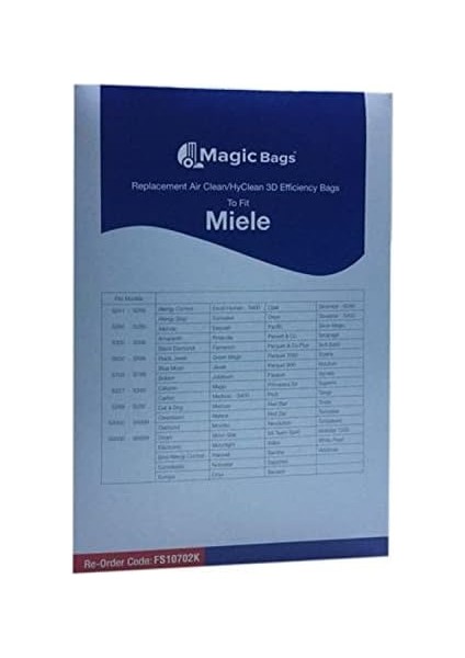 Senin Ürünün Mıele Compact C1 ile Uyumlu 5 Katlı Bez Toz Torbası 4 Adet fiyatları