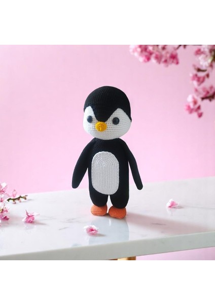 ve Oyun Arkadaşı Amigurumi Oyuncak (Penguen)