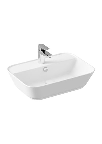 Geo 7426B001-0001 Dikdörtgen Çanak Lavabo, 60 Cm, Mat Beyaz fiyatları