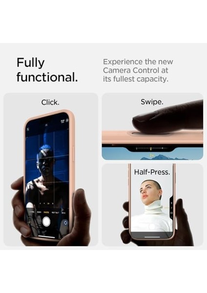 16 Pro Max ile Uyumlu Ince Magsafe Kılıf Ultra Hybrid T Kamera Butonu Sararma Karşıtı Duraclear Hava Kanalı Teknolojisi Askeri Sınıf Koruma Magfit Frost Rose Mat Kapak - ACS09069 fiyatları