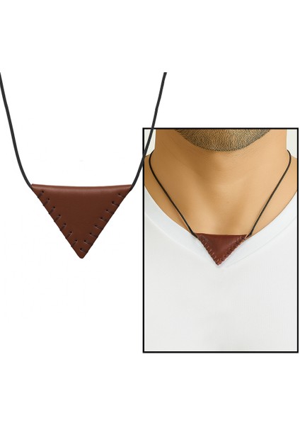 Siyah Ip Zincirli Isme Özel Yazılı Kahverengi Gerçek Deriden El Yapımı Erkek Cevşen Kolye fırsatları