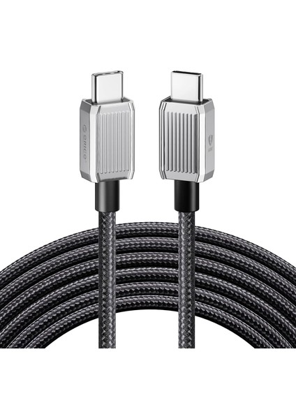 60W 3A Pd Type-C To Type-C Hızlı Şarj ve Data Kablosu 1 Metre Siyah