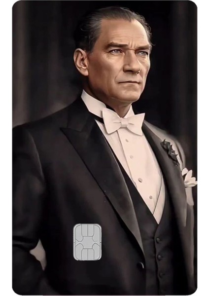 Kart Kaplama Sticter Etiket 6 Adet Atatürk 60002