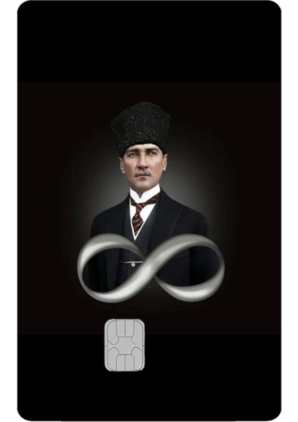 Kart Kaplama Sticter Etiket 6 Adet Atatürk 60002