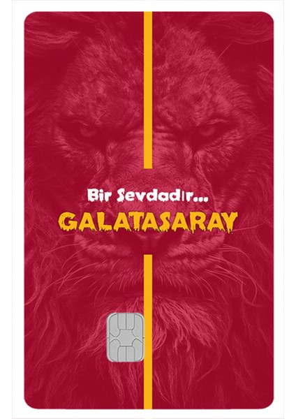 Kart Kaplama Sticter Etiket 6 Adet 60006 Galatasaray