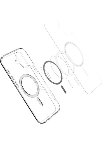 16 Plus ile Uyumlu Ince Magsafe Kılıf Ultra Hybrid Sararma Karşıtı Duraclear Hava Kanalı Teknolojisi Askeri Sınıf Koruma Magfit Şeffaf Kapak - ACS08075 fiyatları
