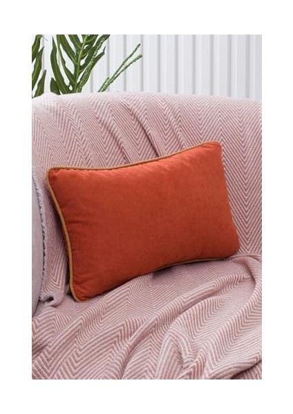 Renk Seçenekli Hardal Biyeli Turuncu Kırlent Kılıfı Dekoratif Düz Sade Panoroma Panbiy Turuncu Hardal 45X45 fiyatları