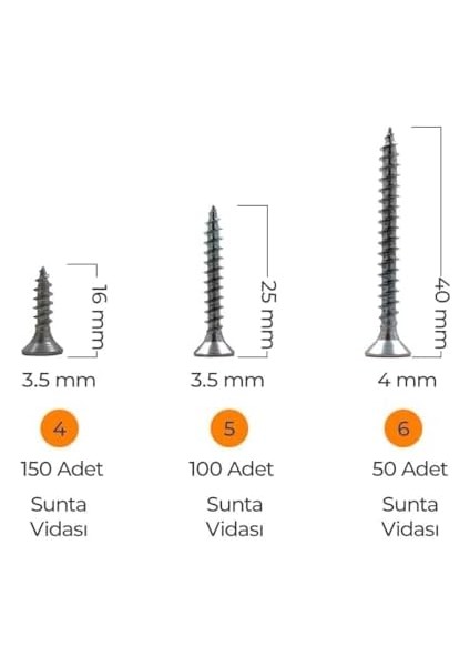 Hobi-1 891 Parça 12 Çeşit, Pul, Vida ve Dübel Seti, Organizer Takım Çantalı fiyatları