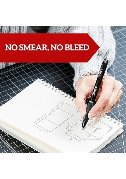 S Gel Jel Mürekkepli, 0.7 Mm, Siyah, Mavi, Kırmızı - 3&apos;lü Bls fiyatları