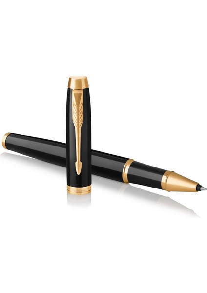 Im Tükenmez, Süslemeli Siyah, Ince Uçlu, Siyah, Hediye Kutusu