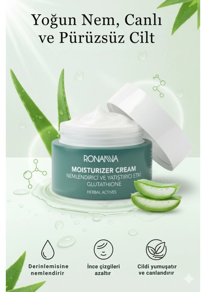 Nemlendirici Krem - Onarıcı, Aydınlatıcı, Tüm Ciltler Için - 50ML indirimleri