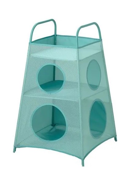 Tıgerfınk Bölmeli Saklama Kutusu Turkuaz 82 x 52 x 52 cm