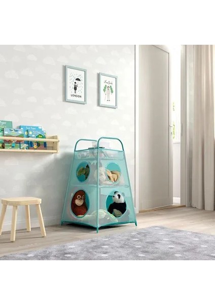 Tıgerfınk Bölmeli Saklama Kutusu Turkuaz 82 x 52 x 52 cm modelleri
