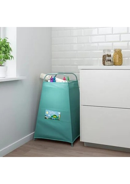 Tıgerfınk Bölmeli Saklama Kutusu Turkuaz 82 x 52 x 52 cm