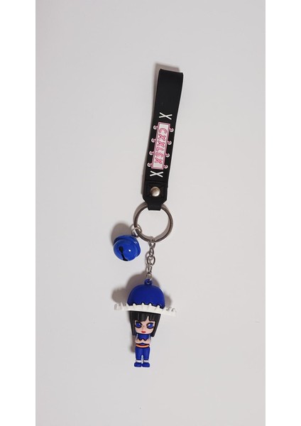 Anahtarlık Mavi Şapkalı Kız