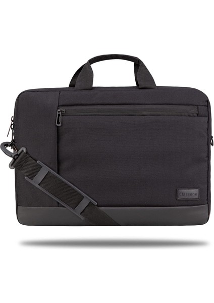 TL5000 15.6" Su Geçirmez Kumaş, Mac Air,, Laptop El Çantası-Siyah