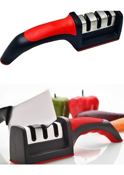 Bıçak Bileme Profesyonel Bıçak Bileyleyici Elmas Seramik 3 Aşamalı fırsatları