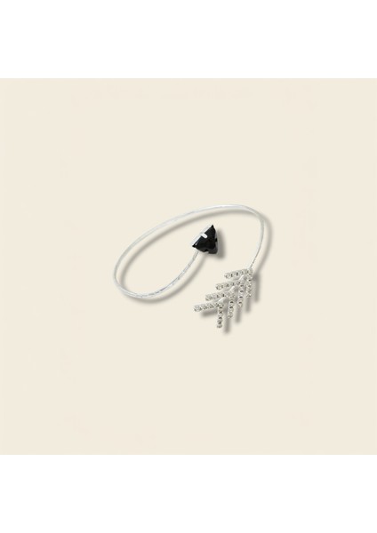 Taş Detaylı Ok Sembollü Kadın Pazu Bilekliği -Zarif ve Şık Tasarım fiyatları