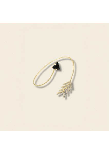 Taş Detaylı Ok Sembollü Kadın Pazu Bilekliği -Zarif ve Şık Tasarım modelleri