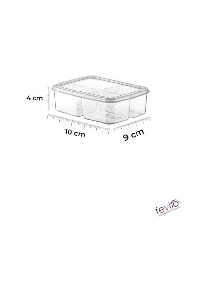Mikrodalga ve Difrizde Kullanılabilen Saklama Kabı Seti 3&apos;lü Beyaz S-413 modelleri