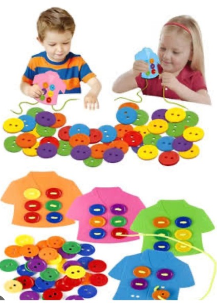 Eğitici Gömlek Düğme Oyunu 52 Parça fiyatları