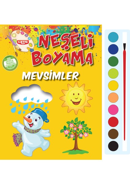 Neşeli Boyama - Mevsimler