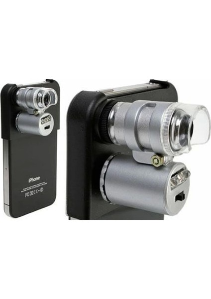 Cep Telefonu Mikroskopu 60X Iphone 4 Için No: 9882IP2 - Lisinya