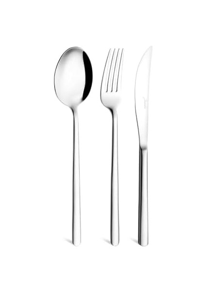 2900 Vannes 18 Parça 6 Kişilik Yemek Çatal Kaşık Bıçak Takımı modelleri