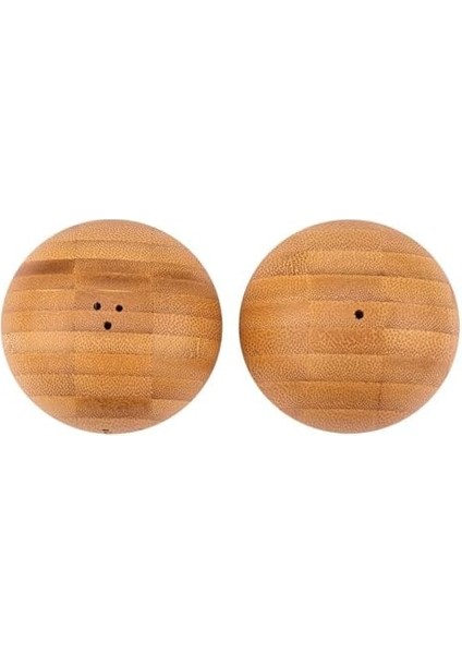 Bambu Top Tuzluk ve Biberlik 2&apos;li Set, Küre Şeklinde Bambudan Ahşap Tuzluk Biberlik Seti Ikili - Şirin Mutfak Dekorasyonu, Açık Evde Restaurantta Lokantada Dayanıklı Şık Kullanım fiyatları
