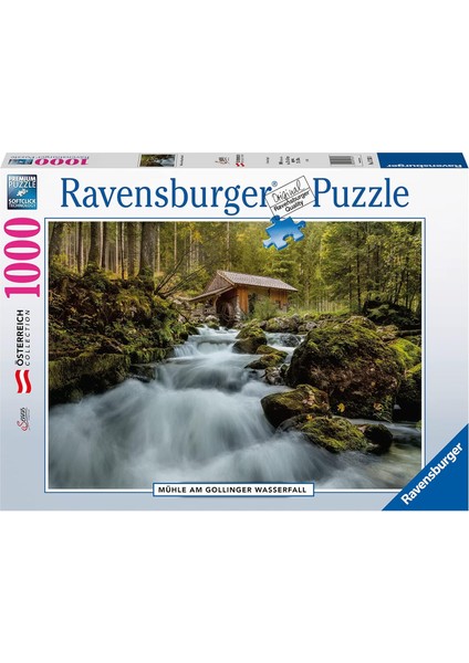 1000 Parçalı Puzzle Avusturya Gollinger Şelalesi