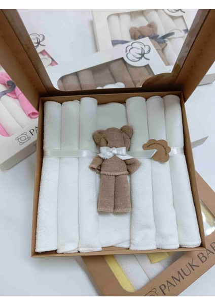 7'li Özel Organik Pamuk Havlu Bebek Ağız Mendili fiyatları