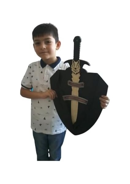 Kurt Başlı Kılıc Kalkan Seti, Ahşap Oyuncak ETİCSET030 fiyatları