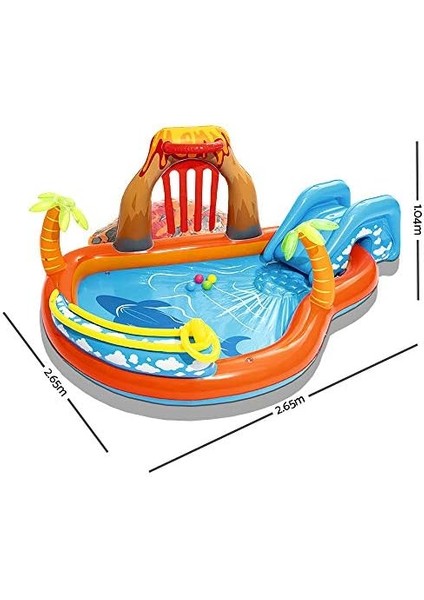 53069 Lava Lagün Play Center Planschbecken 104 x 104 x 41 cm fiyatları