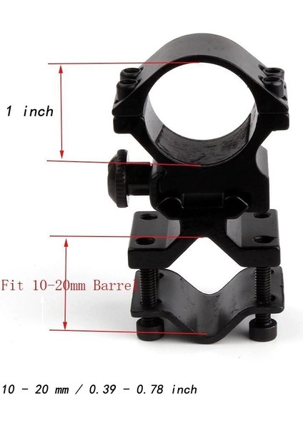 Evrensel Montaj Adaptörü El Feneri Lazer Meşale Nişan Dürbünü Için indirimleri