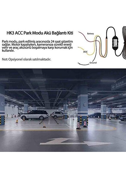 A129 Pro 4K Ultra Hd 5ghz Wifi S&apos;li Araç Kamerası modelleri