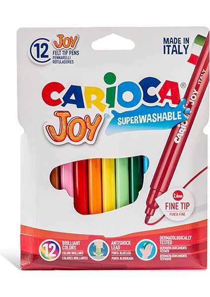 Joy Yıkanabilir Keçeli Kalem 12LI 1 Adet