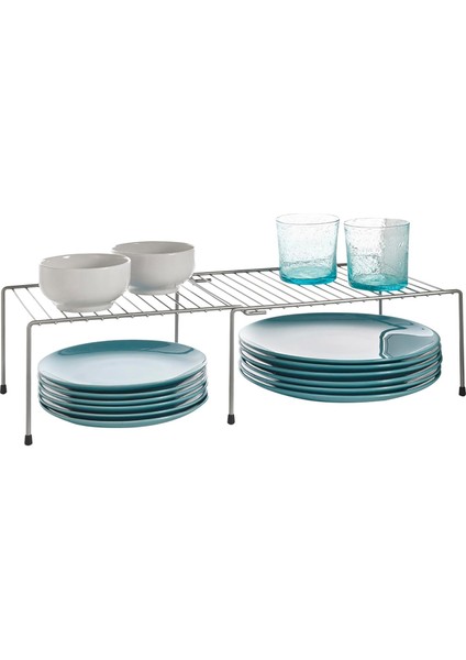 Adapto Genişletilebilir Raf, Gümüş, 57/33X24X15