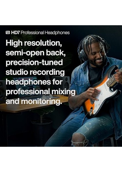 Hd7-A, Profesyonel Dinleme Kulaklığı, Kulak Üstü, Siyah fiyatları