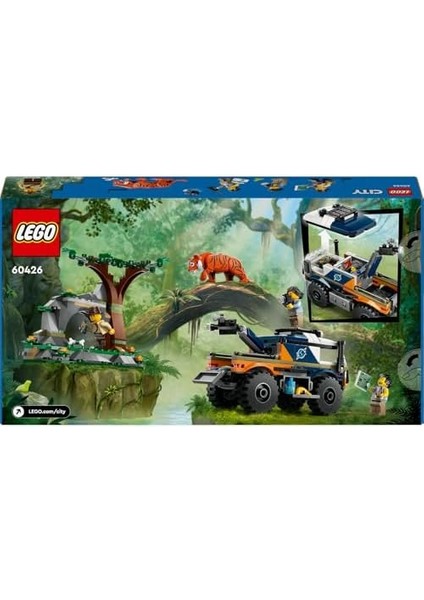 City Orman Kaşifinin Arazi Kamyonu 60426-6 Yaş ve Üzeri Çocuklar Için Yaratıcı Oyuncak Yapım Seti (314 Parça) modelleri