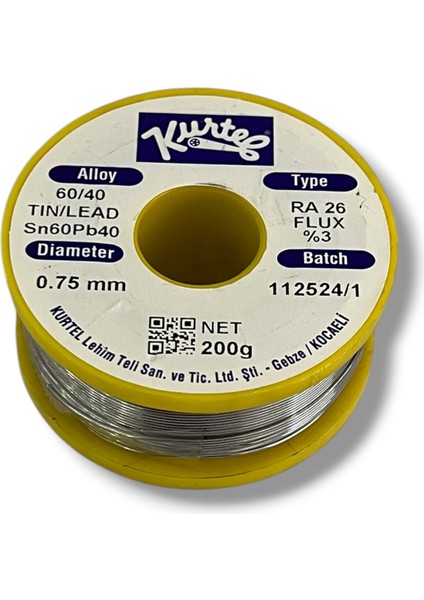 Lehim Teli 0,75MM 200 Gram (Orjinal)