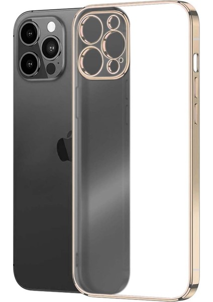 13 Pro Için Kılıf Square Plating [ 13 Pro ile Uyumlu Kılıf - ]