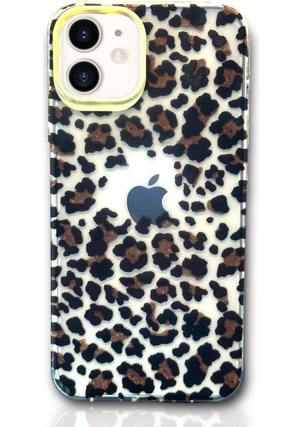 11 Uyumlu Renkli Leopar Desenli Kılıf