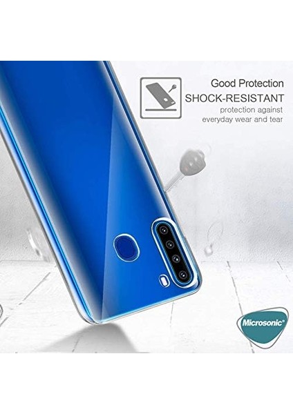 A21 Için Kılıf Transparent Soft Beyaz [ A21 ile Uyumlu Kılıf - Şeffaf] fiyatları