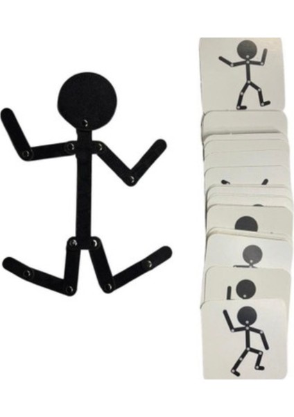 Man Moli Skeleton Çubuk Adam – Esnek Hareketli Figür Oyuncak modelleri