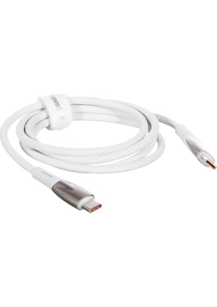 Glimmer Series 100W 100 cm Pd Type-C Şarj Kablosu Beyaz modelleri