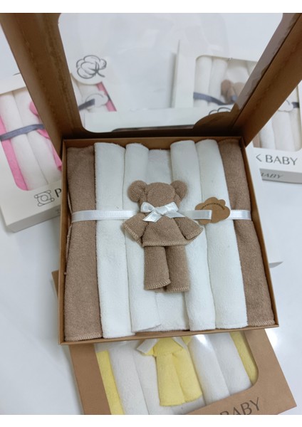 7’li Özel Organik Pamuk Havlu Bebek Ağız Mendili fiyatları